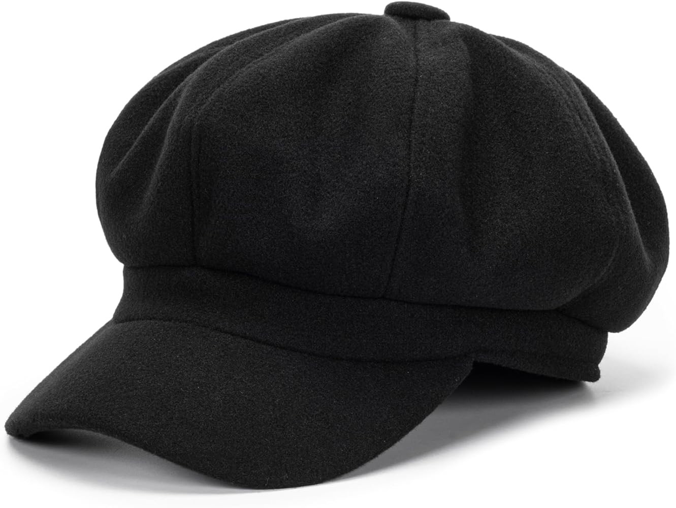 Womens 8 Panel Wool-Blend Newsboy-Cap Winter Cabbie Beret Cap Gatsby Ivy Painter Hat Pageboy Caps | Amazon (US)