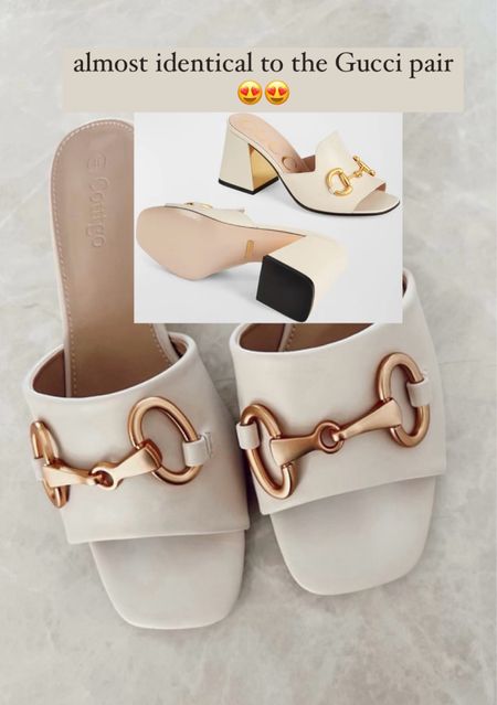 Gucci baby horsebit mule sandal dupe!! 

#LTKFindsUnder50 #LTKStyleTip #LTKShoeCrush