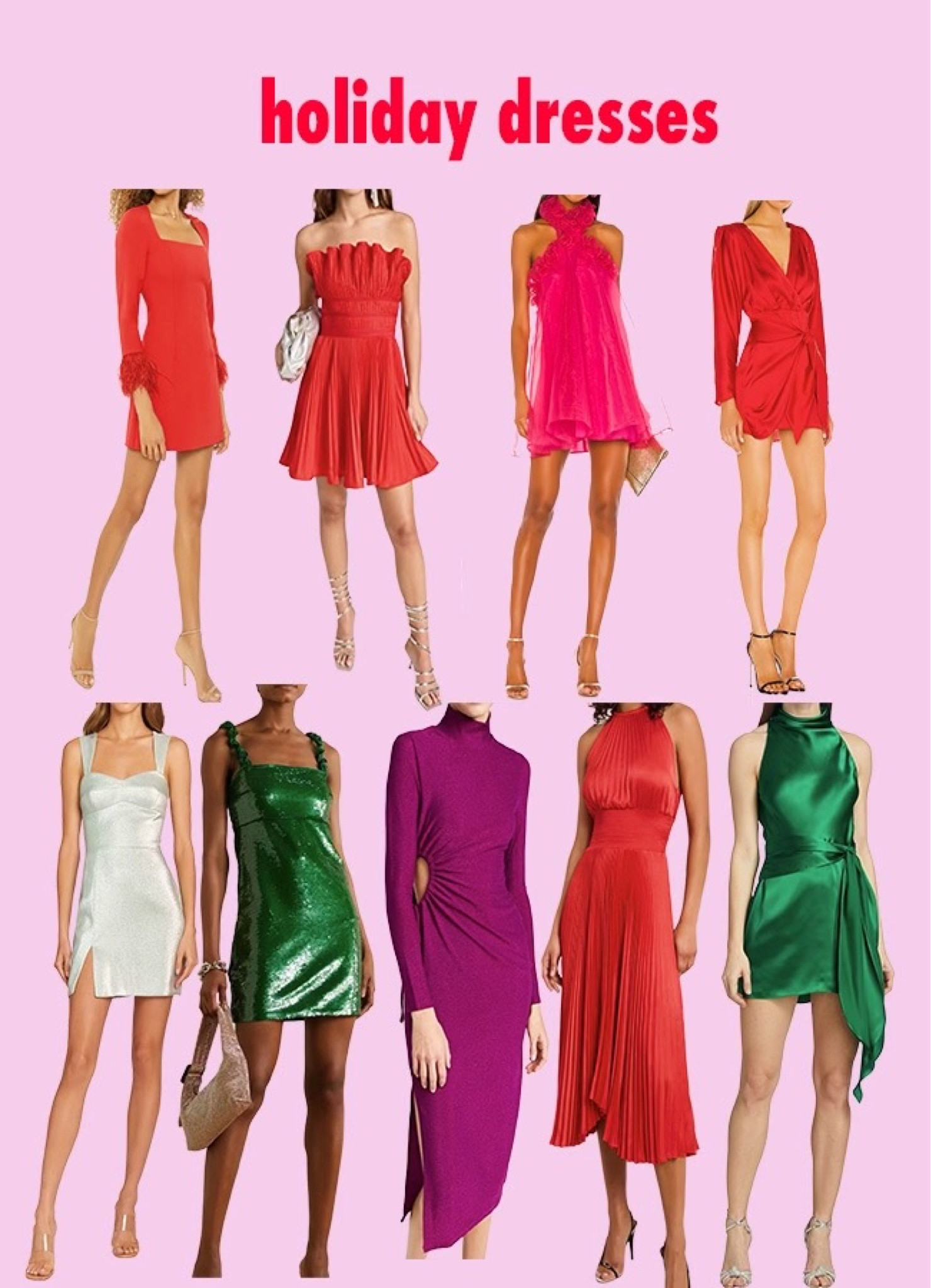 holiday dresses! 💚💚