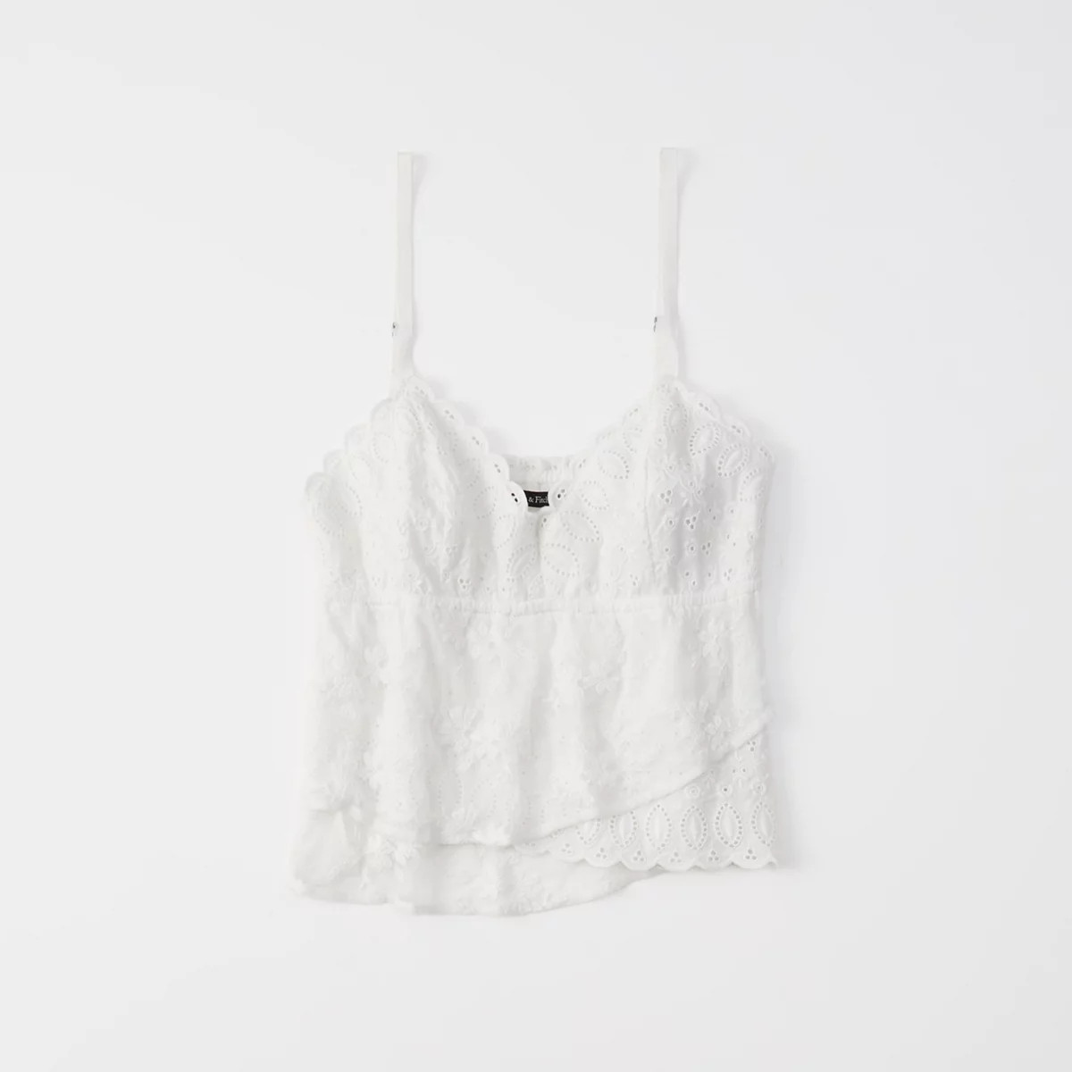 Asymmetrical Lace Cami | Abercrombie & Fitch US & UK
