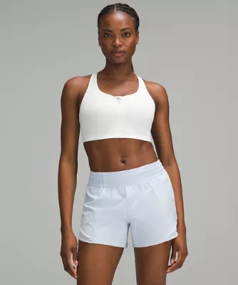 lululemon Energy Bra High Support Zip-Front  High Support, B–G Cups | lululemon UK