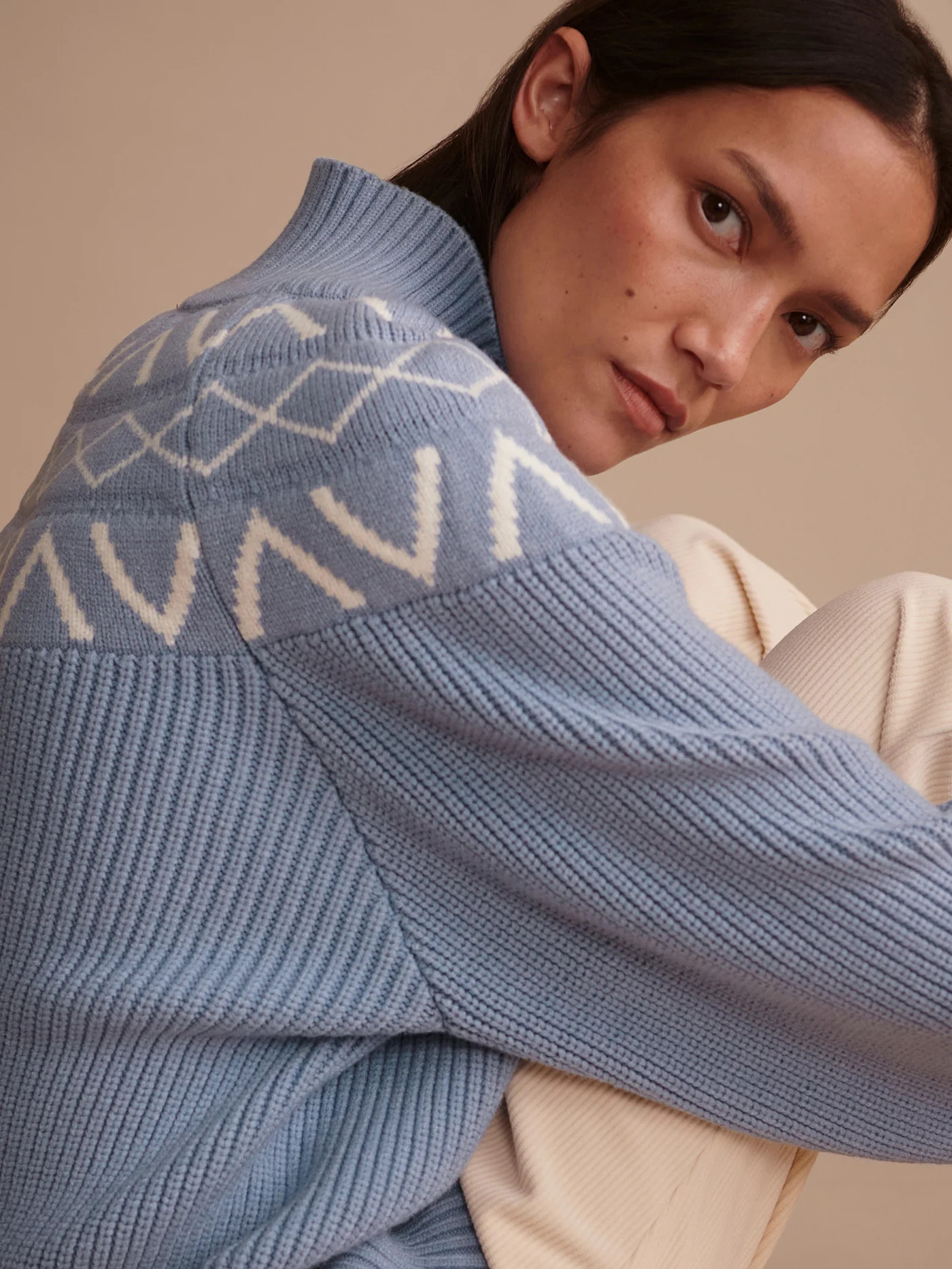 Marcie Fairisle Yoke Knit | VARLEY UK | Varley UK