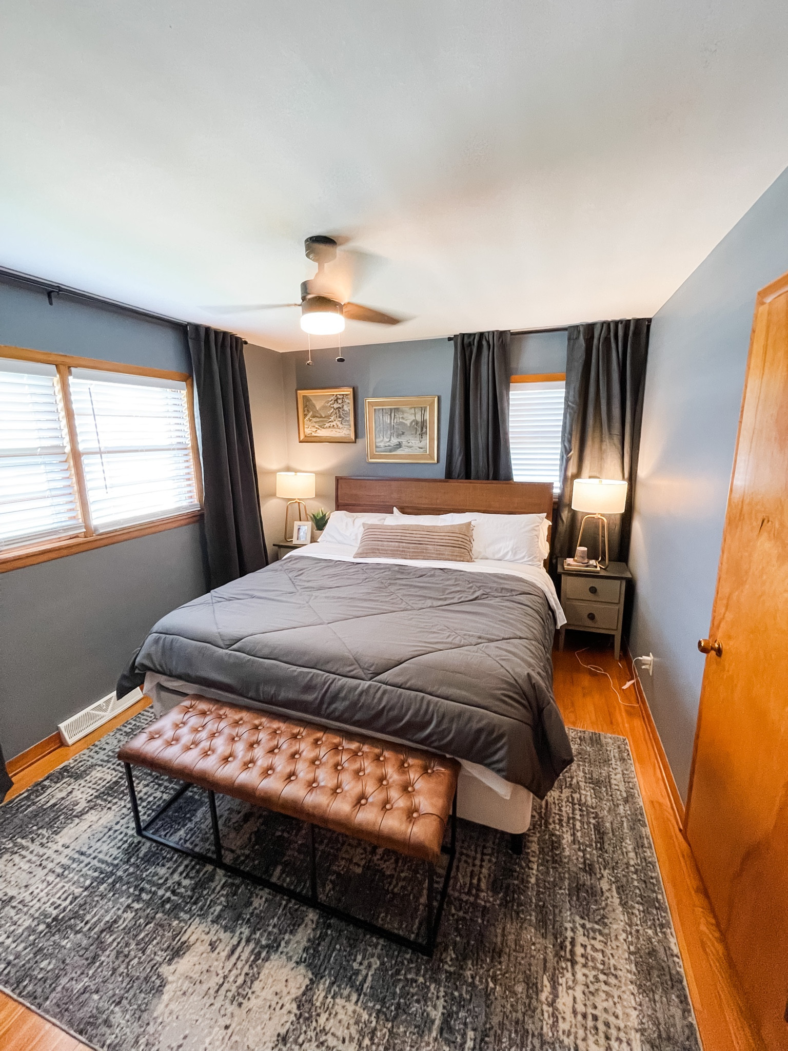 comforter, curtains, curtain rods, rug, lights, ceiling fan, 

#LTKhome #LTKSale #LTKstyletip