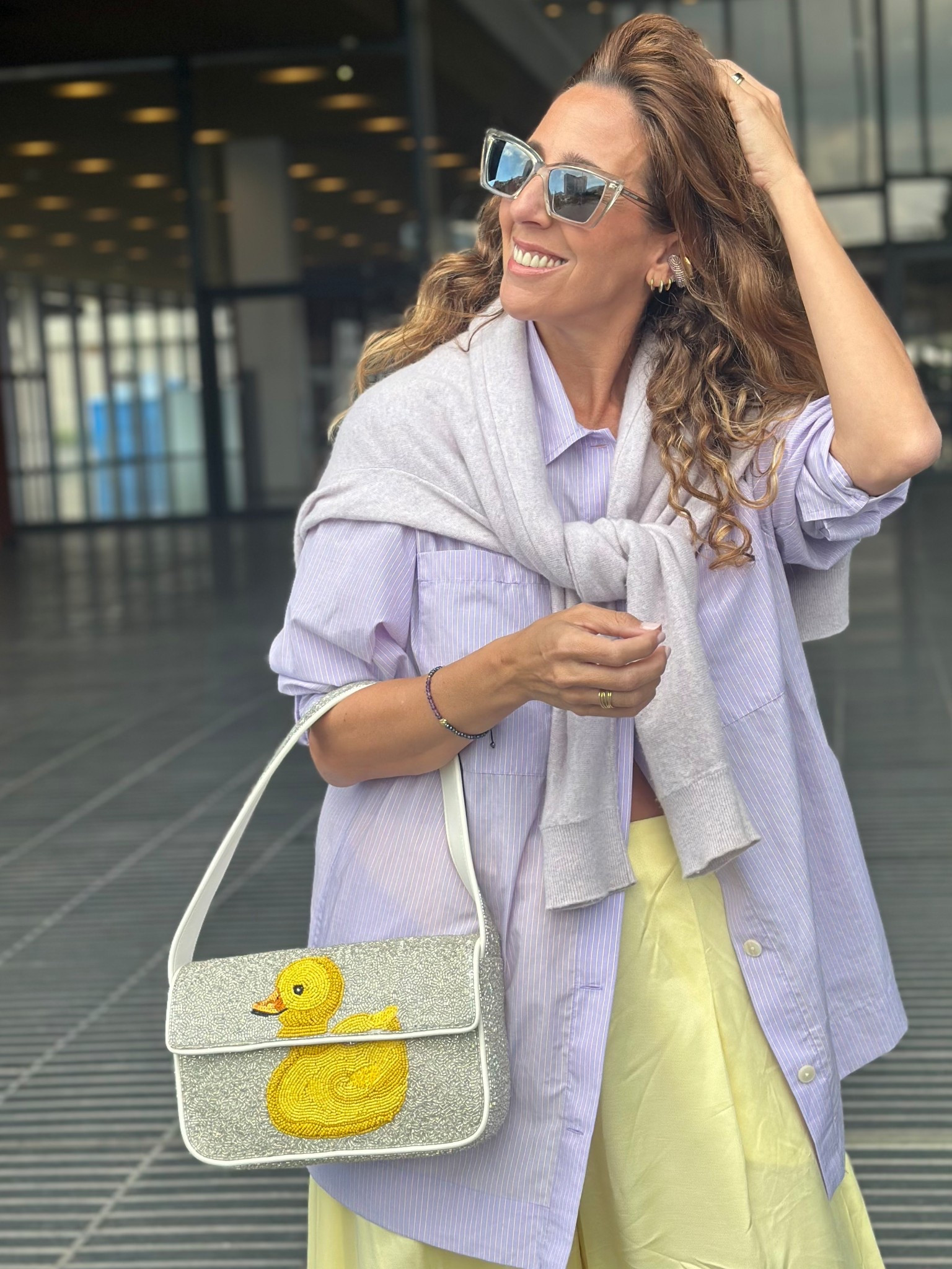 My favorite color combo yellow and lilac 

#LTKMidsize #LTKFindsUnder100 #LTKOver40