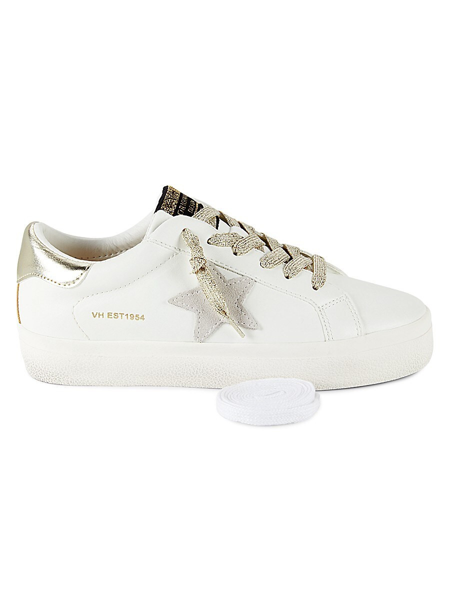 Vintage Havana Women's Lucy Star Sneakers - White Gold - Size 10 | Saks Fifth Avenue OFF 5TH