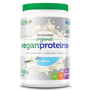 Genuine Health Fermented Organic Vegan Proteins+ Vanilla | Well.ca