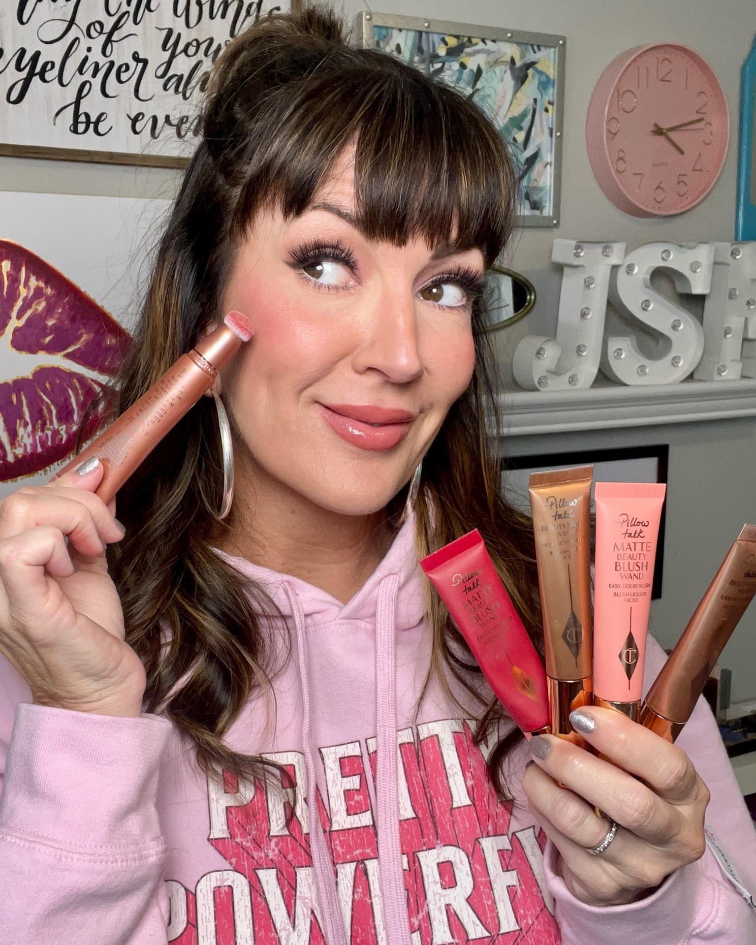 The ultimate CREAM BLUSH & HIGHLIGHTER WANDS by Charlotte Tilbury. ✨// wearing shade : Pinkgasm here 

#LTKFindsUnder50 #LTKBeauty #LTKOver40