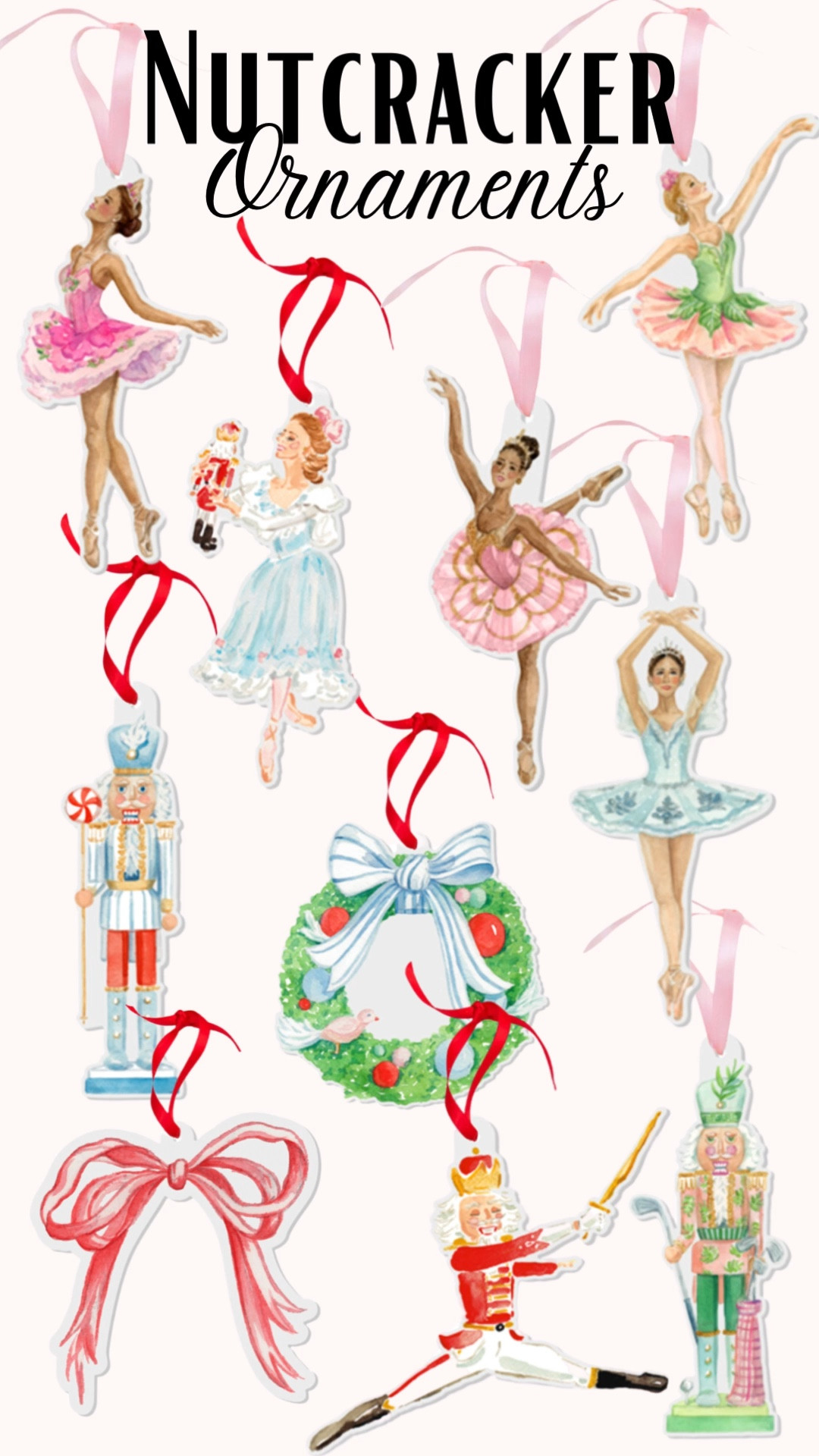 I Just found this company and I am OBSESSED! 
These ornaments would be ✨Perfect✨ for a Nutcracker themed tree! They’d even be perfect tied onto a gift with some pretty ribbon! They’re beautiful! 
🤍
Nutcracker Ornaments, Nutcracker Gift Tags

#LTKHoliday #LTKhome #LTKSeasonal