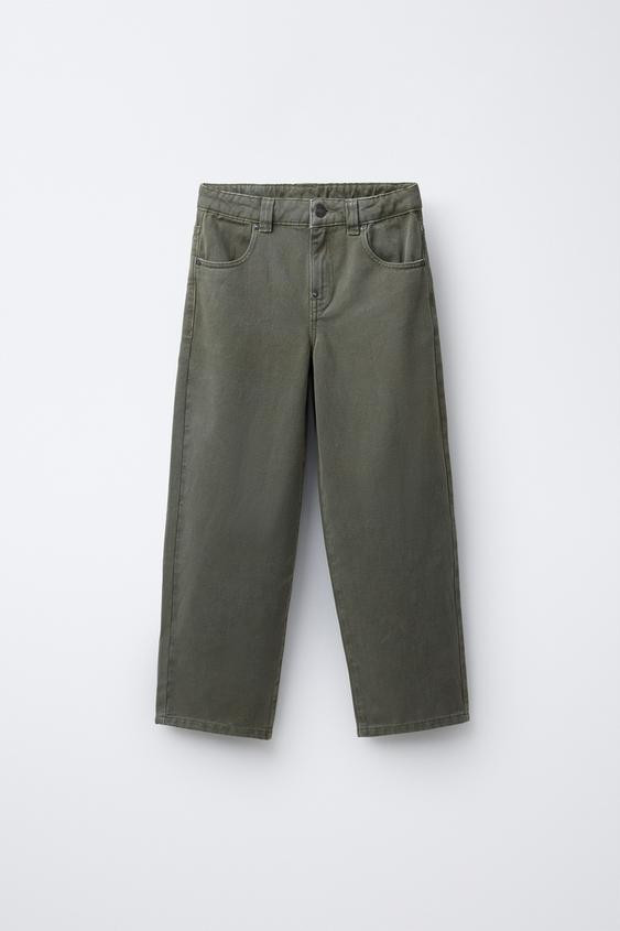 LOOSE FIT TWILL PANTS | Zara US