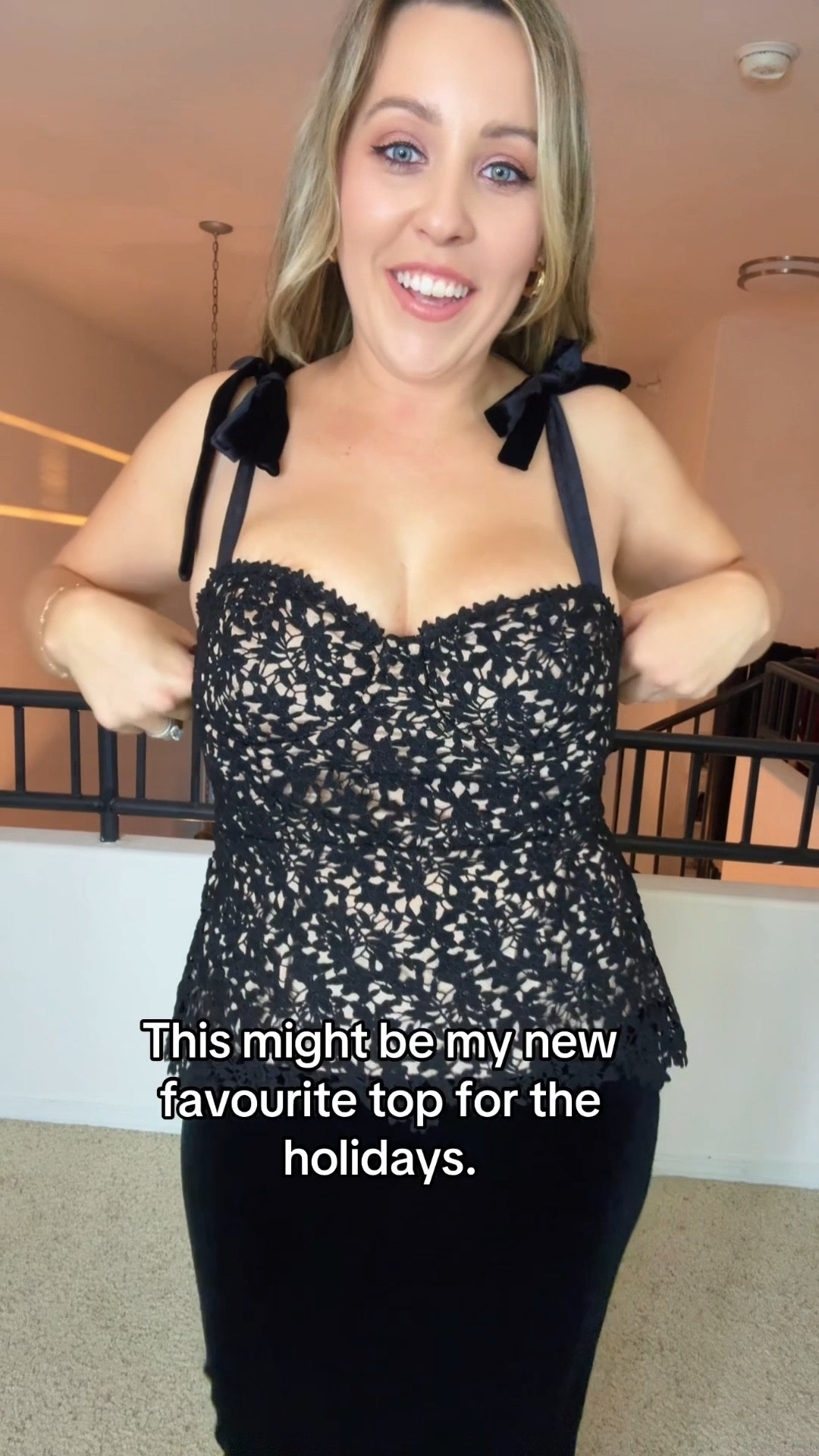 Bustier top for fuller bust
Larger chest top
Winter tops for curved
Winter black top with bow sleeves
Winter outfit
Holiday outfit
Black holiday festive outfitt


#LTKHoliday #LTKMidsize #LTKootd