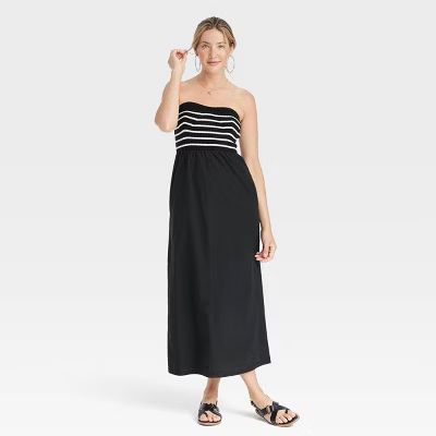 Women's Strapless Midi Sweater Dress - Universal Thread™ | Target