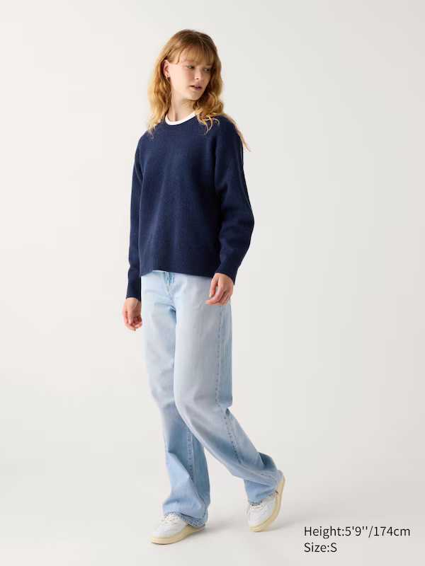 Soufflé Yarn Strickpullover (Rundhals) | UNIQLO (DE)