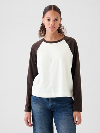 Organic Cotton Vintage Raglan T-Shirt | Gap (US)