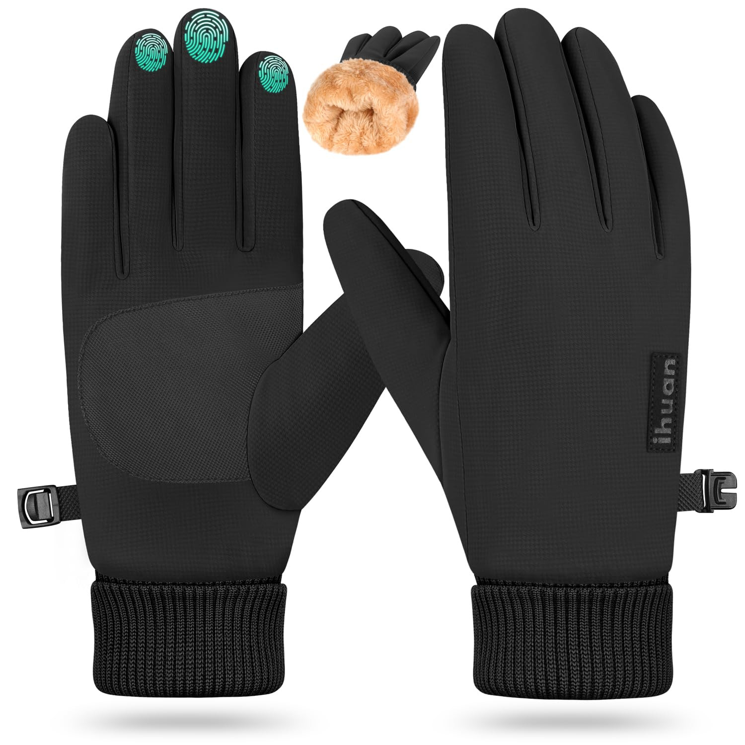 ihuan Winter Waterproof Gloves Cold Weather - Snow Ski Windproof for Men Women, Warm Touchscreen ... | Amazon (US)
