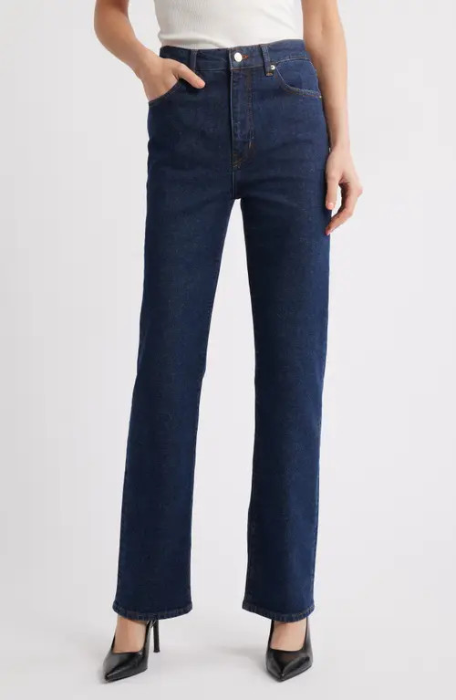FRAME The Ruler High Waist Straight Leg Jeans in Taboo at Nordstrom, Size 32 | Nordstrom