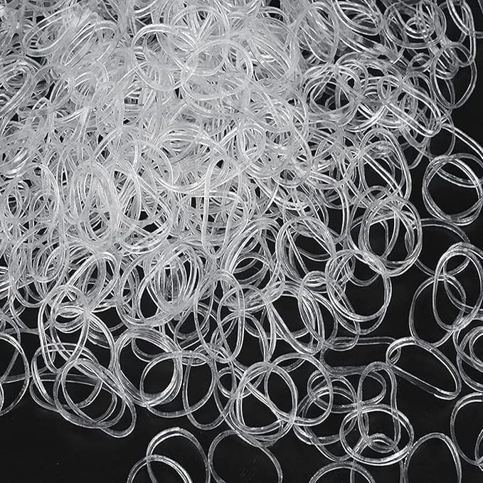 OOTDAY Elastique Cheveux,1000 Pièces petit elastique cheveux, Mini Elastique Caoutchouc pour Che... | Amazon (FR)