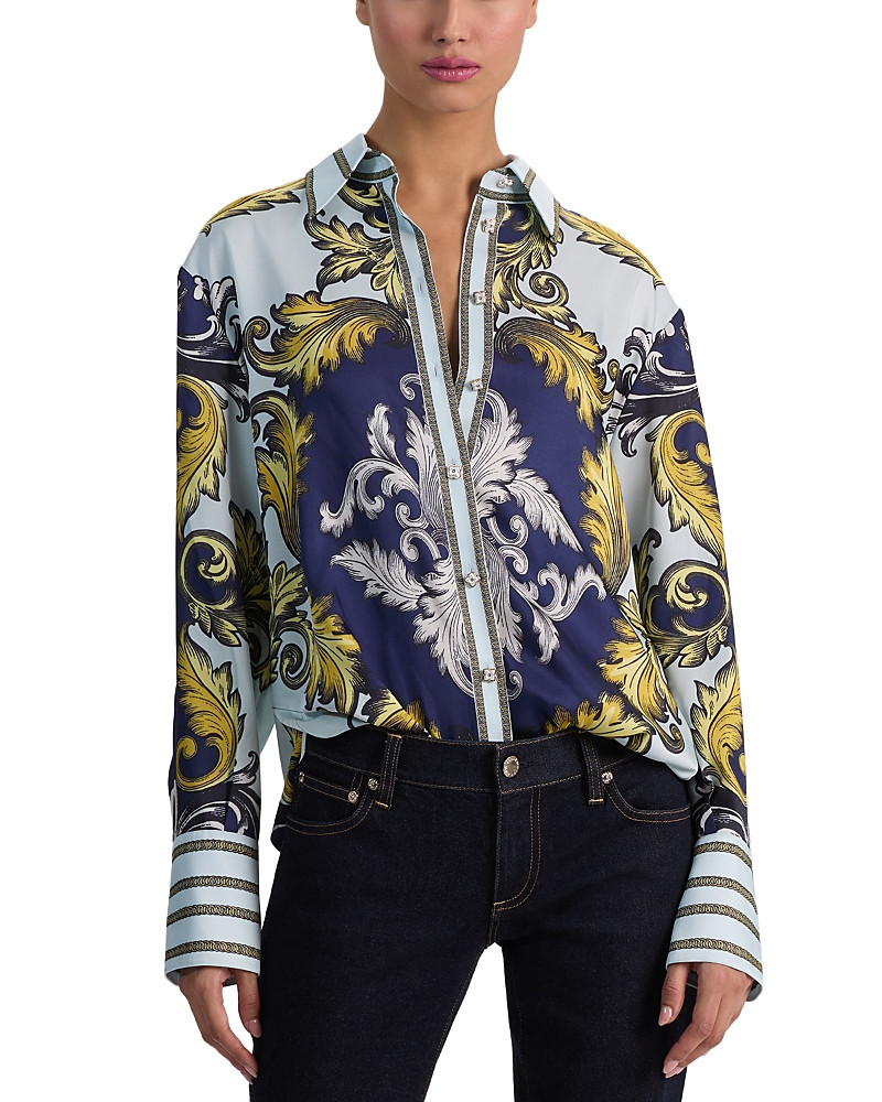 Alice and Olivia Lane Button Front Shirt | Bloomingdale's (US)