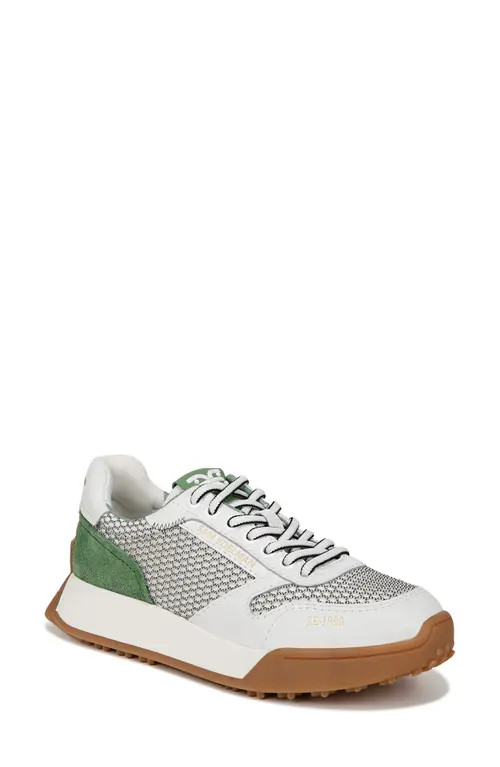 Sam Edelman Layla Sneaker in White/Black/Grass Green at Nordstrom, Size 9.5 | Nordstrom