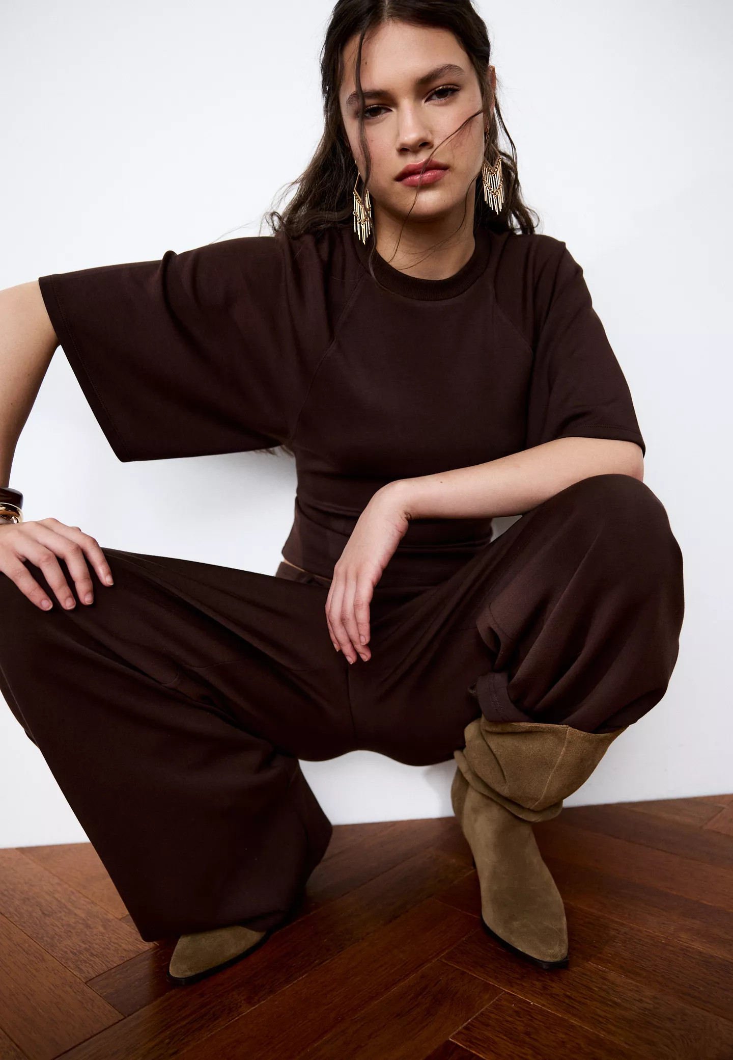 Soft-touch short sleeve T-shirt - Women's See all | Stradivarius United Kingdom | Stradivarius (UK)