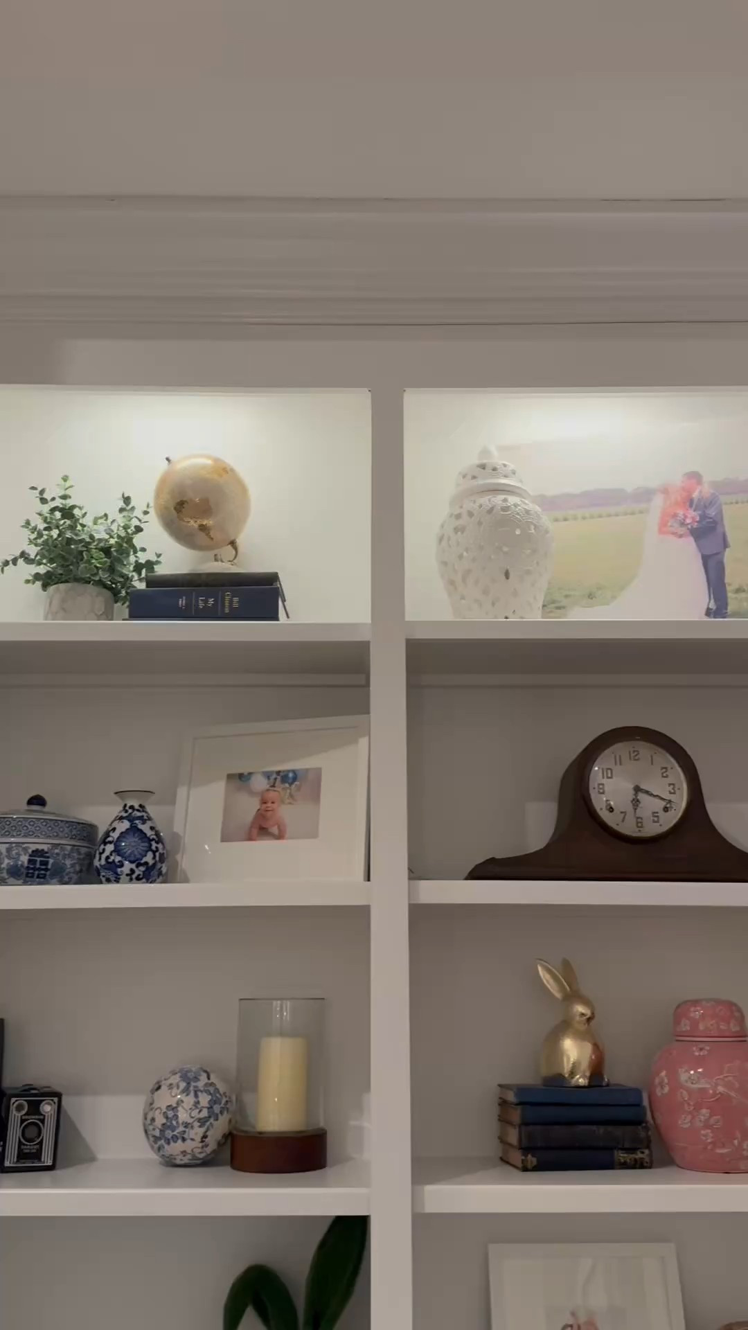This remote controlled (usb rechargeable battery powered ) under cabinet lighting makes such a huge impact and is SO easy to install! It took longer to get the stool than it did to put them up 😝 #homedecor #lighting #cabinetlighting #tiktokshop  #amazonstorefront 