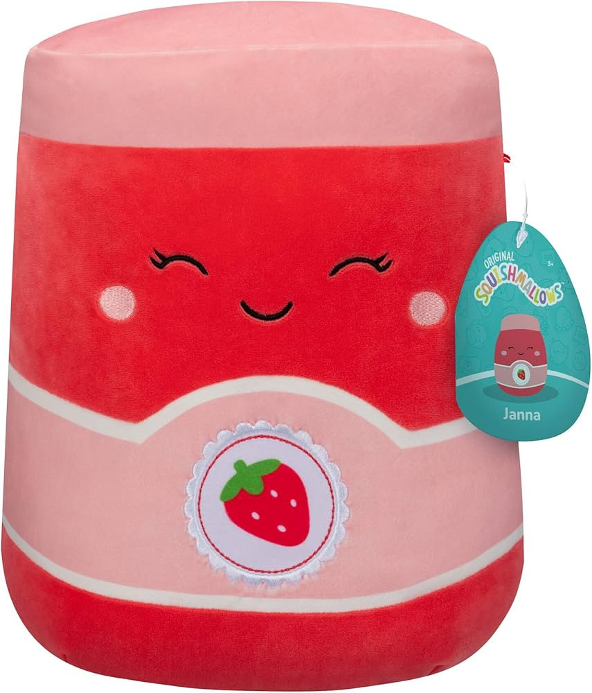 Squishmallows 14-Inch Janna Strawberry Jam - Large Ultrasoft Official Kelly Toy Plush | Amazon (US)