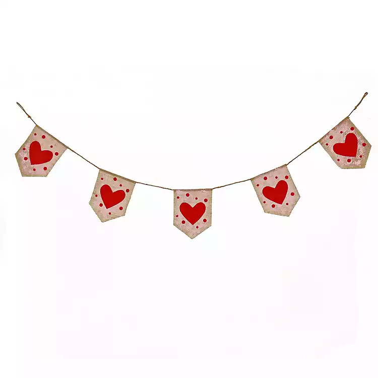 Hearts and Dots Banner | Kirklands Home | Kirklands