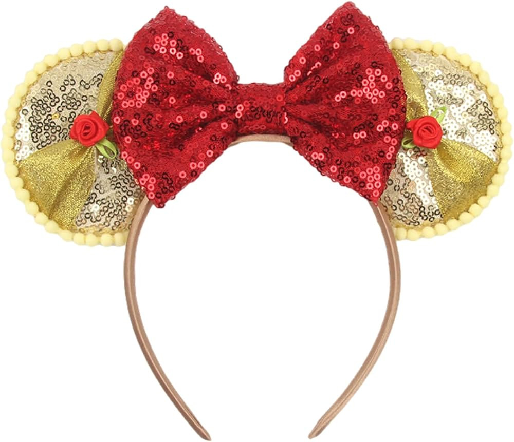 MADO Mouse Ears Headband for Women Girls,Park ears Princess mouse ears for Women girls kids adult... | Amazon (US)