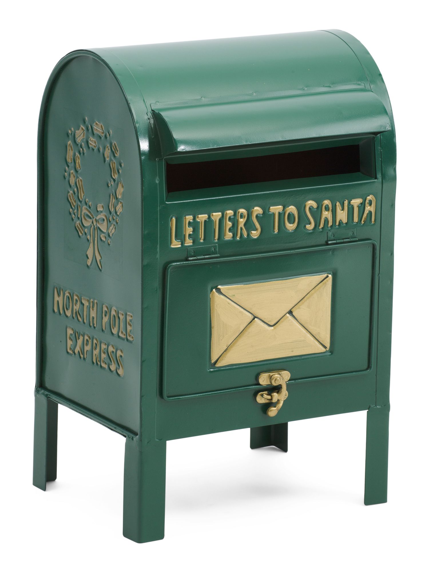 13in Metal Letters To Santa Mailbox | TJ Maxx