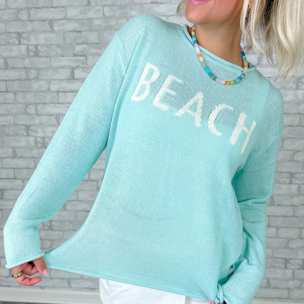 Beach Knit Sweater | Poppy Jane | Poppy Jane
