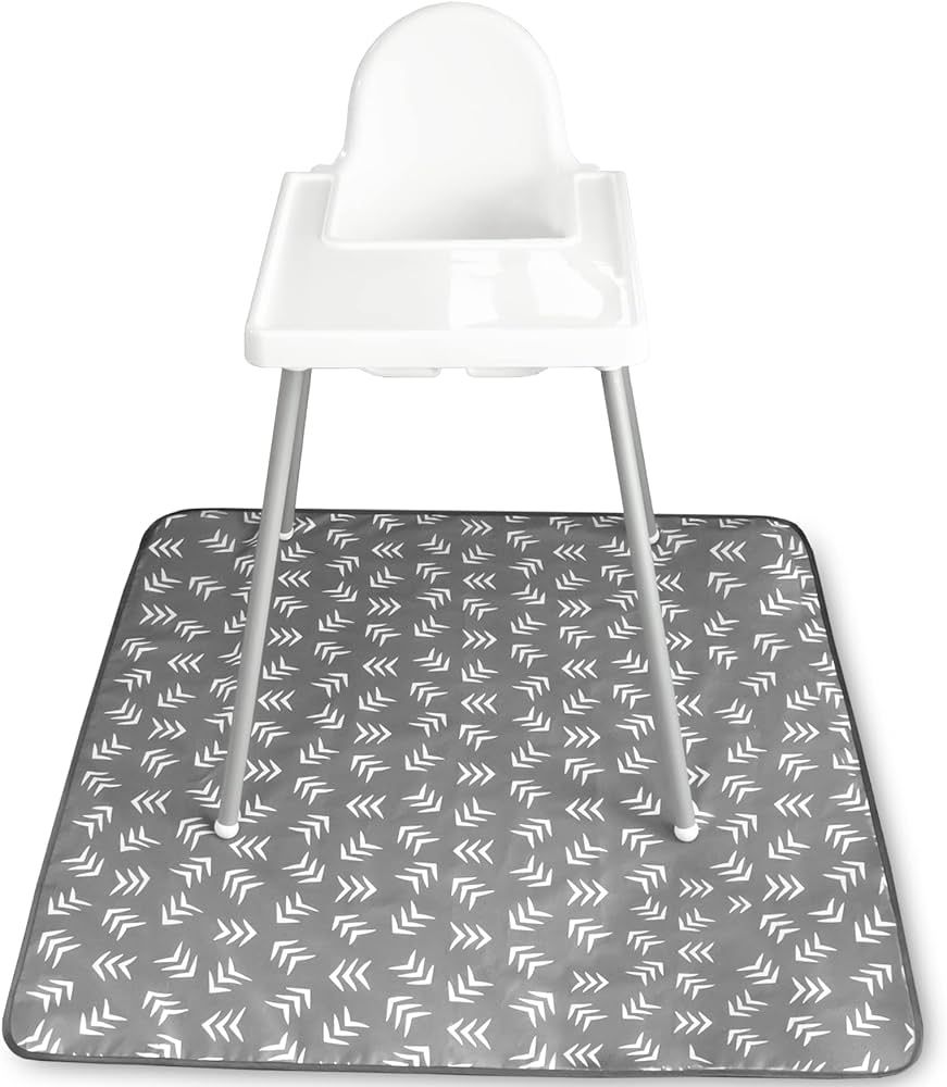 S&T INC. Baby Splat Mat for Under High Chair, Water Resistant Floor Mat, 42 Inches by 42 Inches, ... | Amazon (US)
