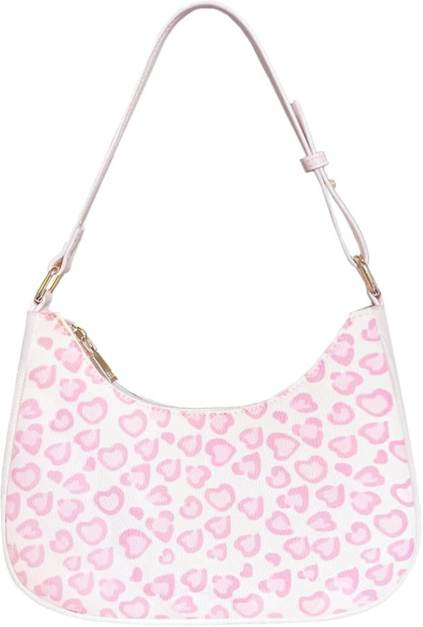 Sunwel Fashion Cute Small Shoulder Bag Girly Pink Purse with Cherry Strawberry Leopard Ballet Pri... | Amazon (US)