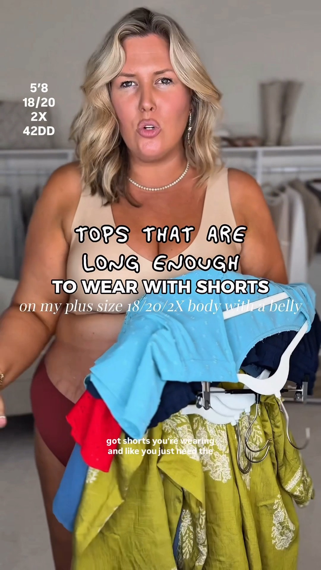 Tops that are long enough! Green top is a 2X, blue top i sized up 2 sizes, red top is a 3X, and last blue top I sized up a size. Plus size, outfit inspo, apron belly, mom life, summer fashion

#LTKSeasonal #LTKPlusSize #LTKMidsize