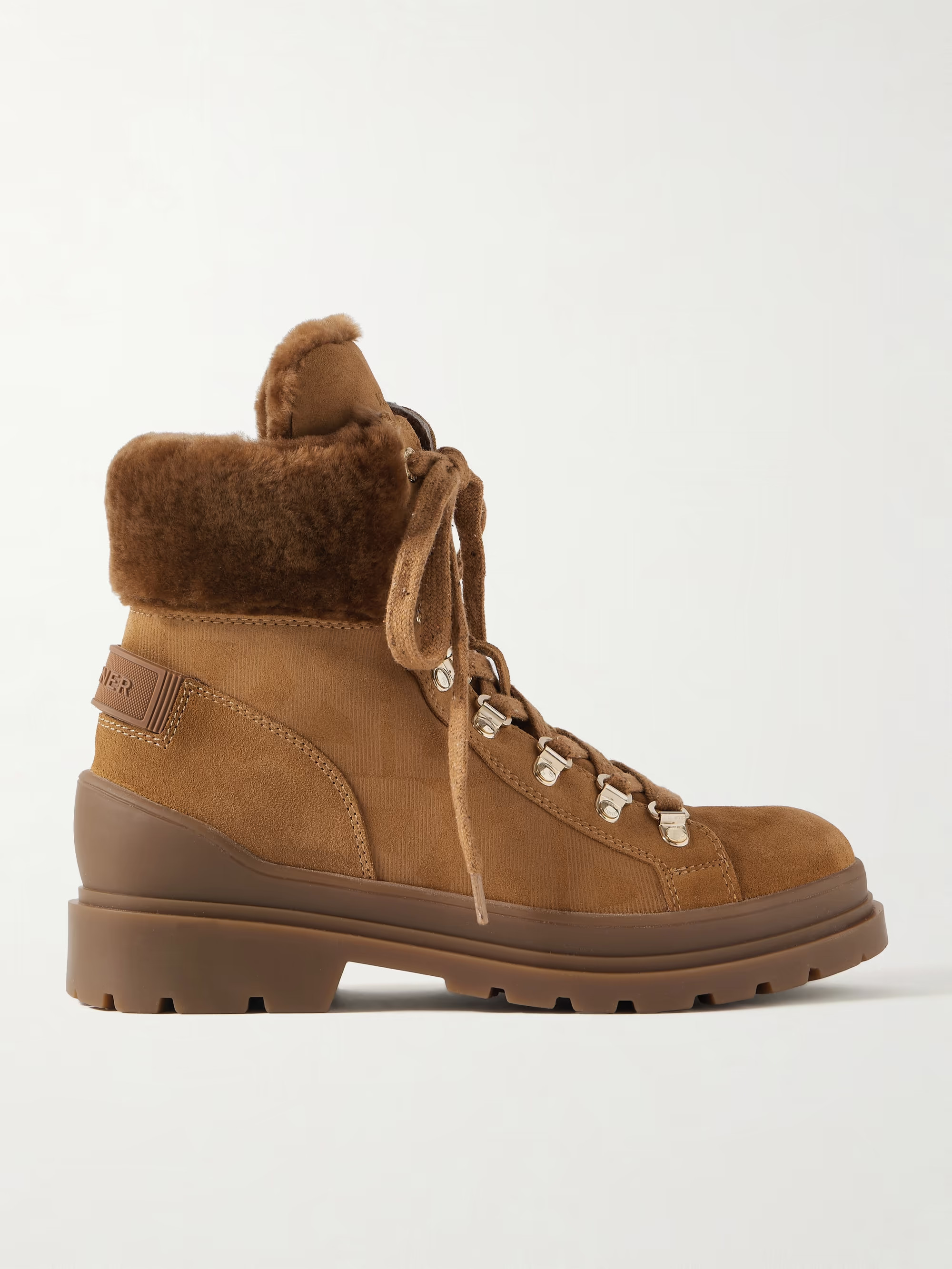 St. Moritz 18 shearling-lined suede ankle boots | NET-A-PORTER (US)
