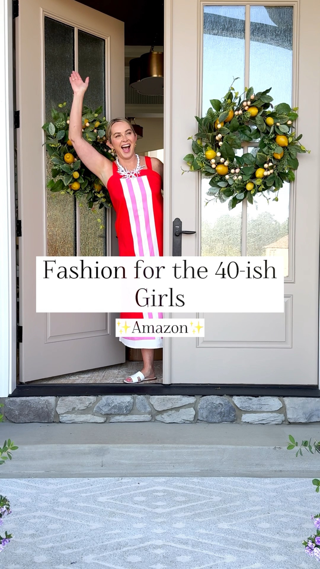 Stylish at 40-ish and it’s all from Amazon! Dresses run TTS. And don’t sleep on the sandals, they’re so comfortable!

#LTKOver40