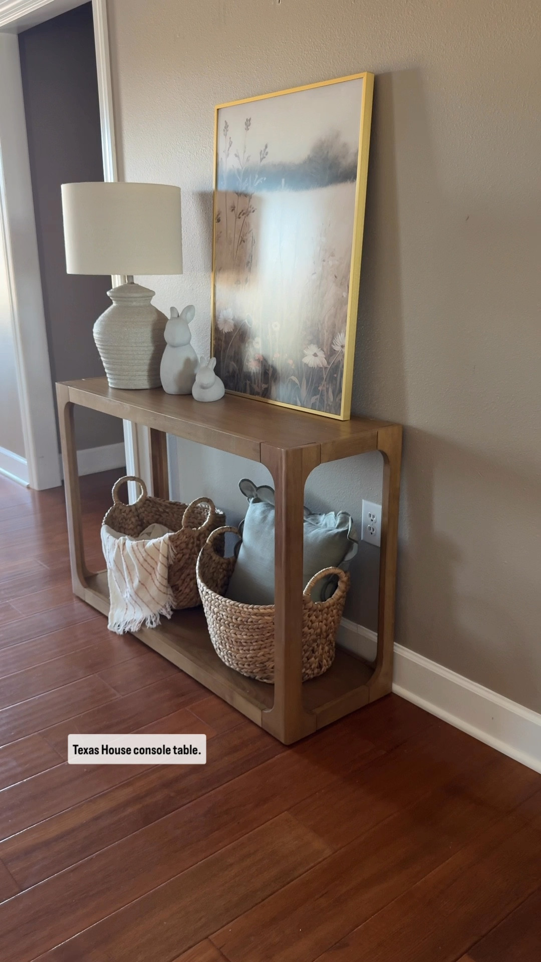 The My Texas House Console table is back in stock!  The perfect wood tone, solid wood design and only $128! Also comes in a matching coffee table and end tables. 

#LTKHome