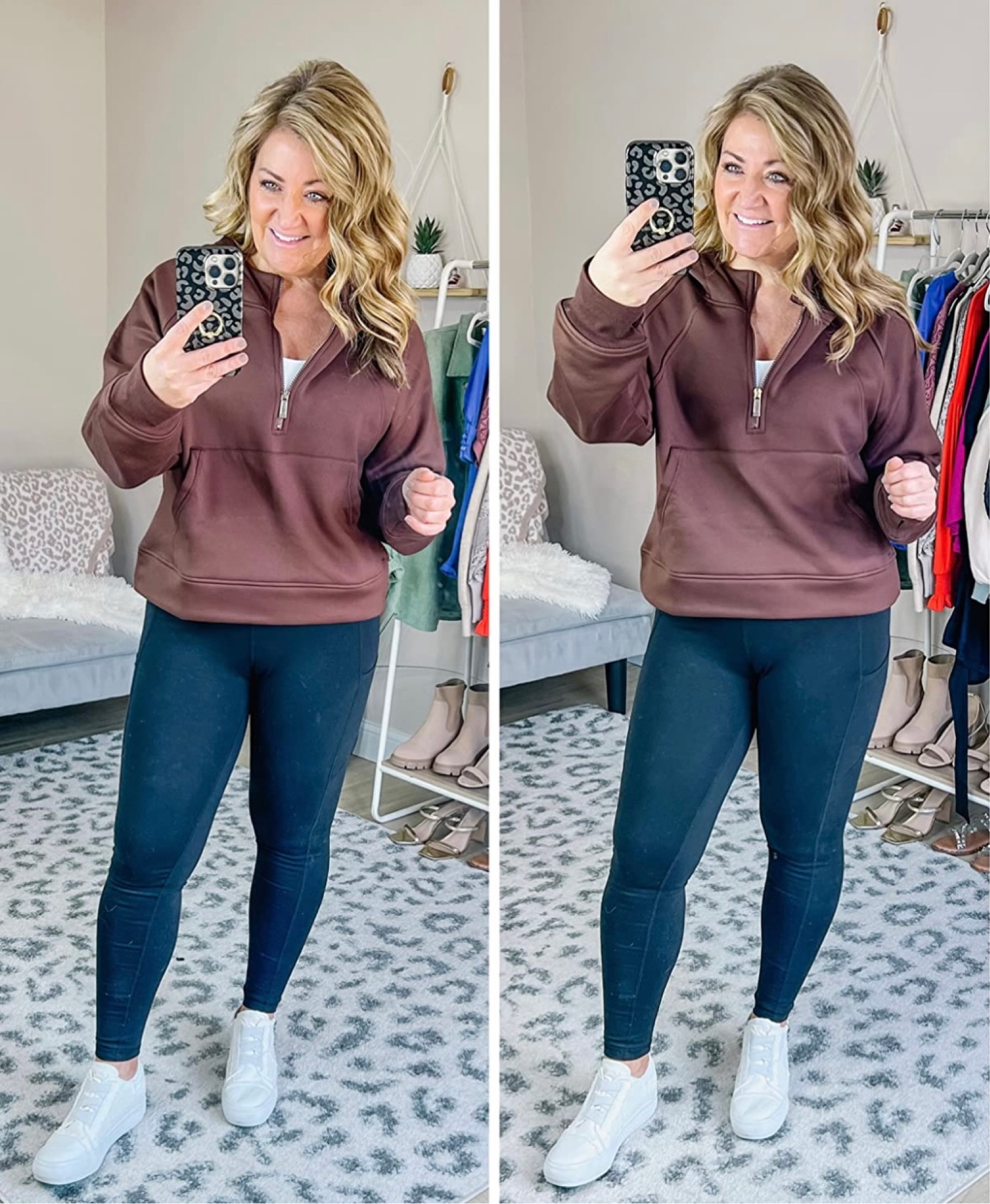 Loving this hoodie and my fav leggings! #midsizestyle 

#LTKstyletip #LTKsalealert #LTKcurves