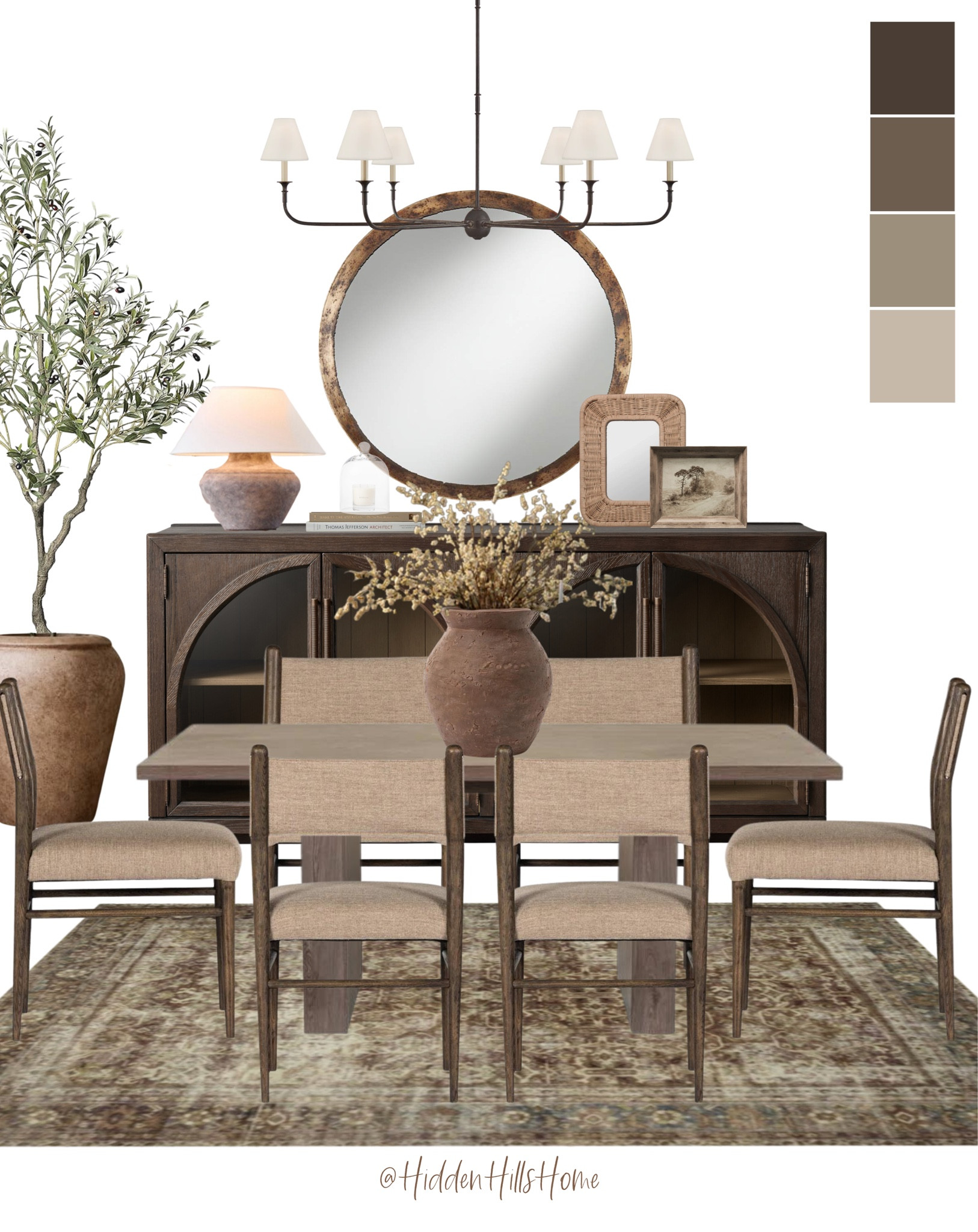 Dining room decor, dining table, dining chairs, buffet decor, dining room decor mood board, dining room design #diningroom

#LTKstyletip #LTKhome #LTKsalealert