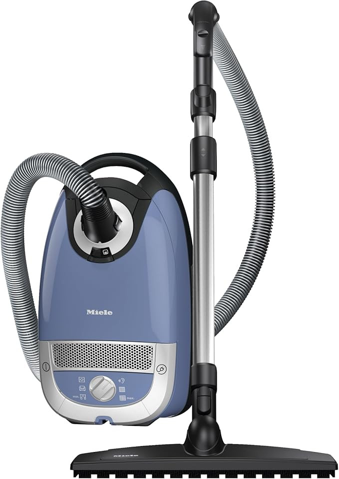 Miele Complete Hardfloor Bagged Canister Vacuum Cleaner, C2 Hard Floor, Tech Blue | Amazon (US)