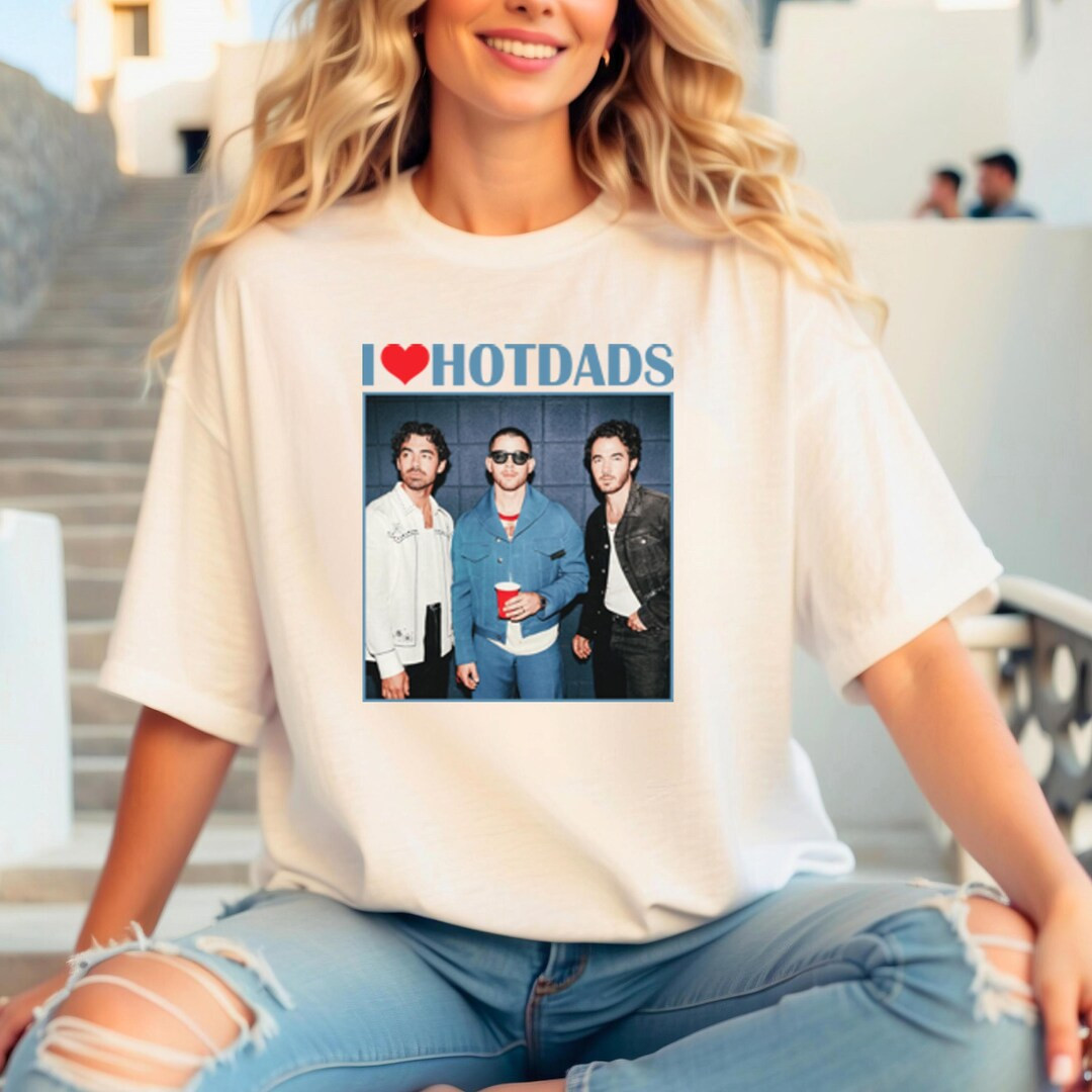 I Love Hot Dads Shirt, in My Jonas Brothers Shirt, Jonas Bros 20th Annivesary Tour 2025, Jonas Br... | Etsy (US)