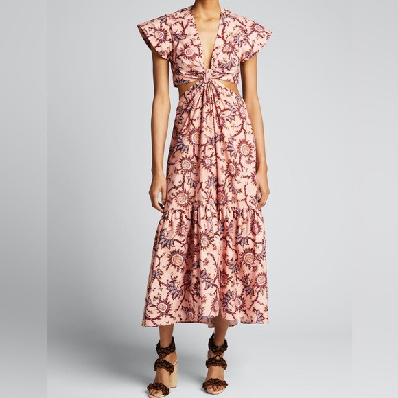 A.L.C Alexandria Gathered Cut Out Floral\u200e Dress | Poshmark