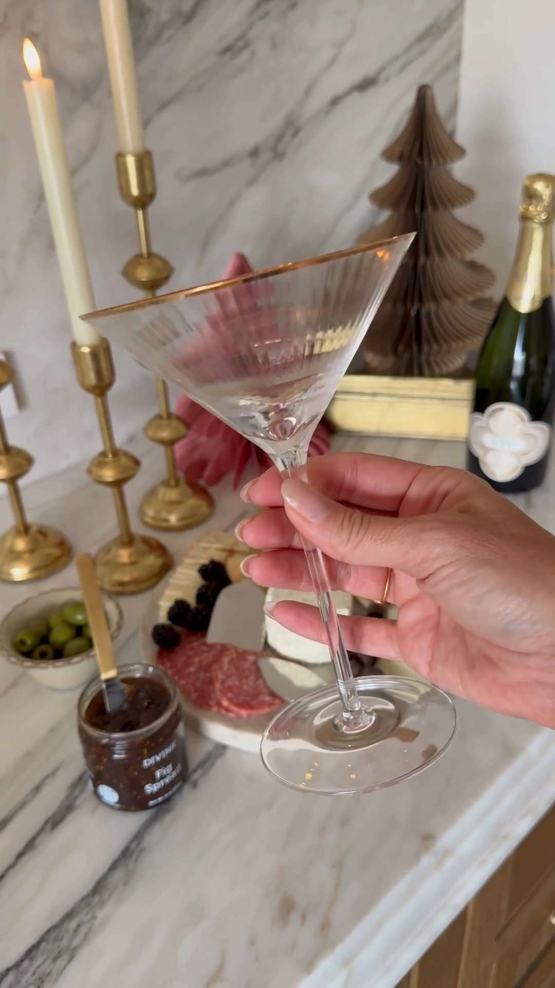 Holiday hosting just got an upgrade ✨ These fluted martini glasses with a gold rim are everything — and they’re from @Wayfair! Linking these and more beautiful holiday finds for the perfect festive touch. 🍸🎄
#ad #Wayfair #WayfairPartner
 

 #LTKGiftGuide #LTKSeasonal #LTKFindsUnder100