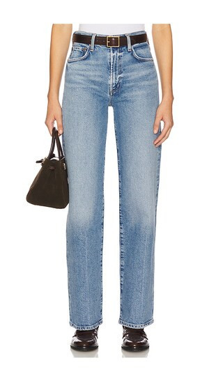 AGOLDE Harper Relaxed Straight in Blue. - size 31 (also in 23, 24, 25, 26, 27, 28, 29, 30, 32, 33, 34) | Revolve Clothing (Global)