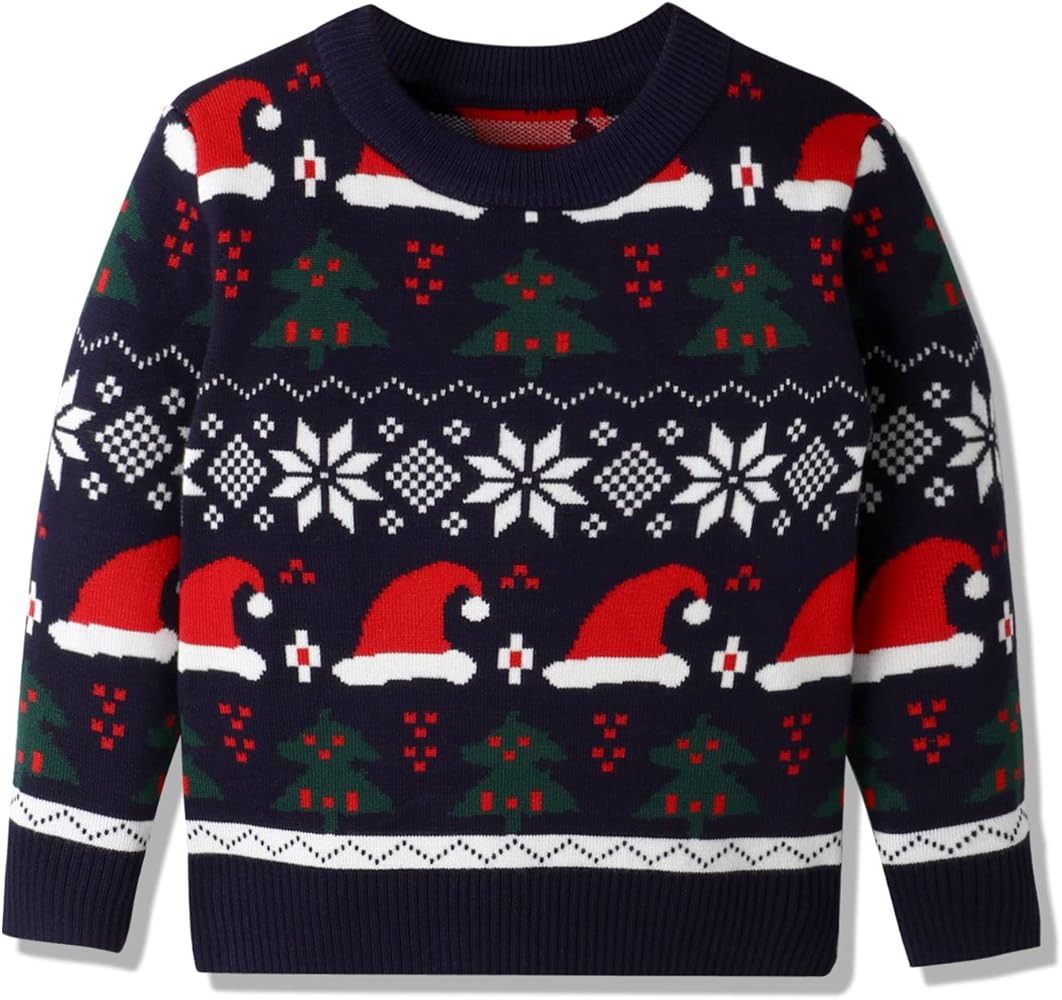 Toddle Baby Girl Boy Christmas Outfit Baby Girl Boy Christmas Sweater Sweatshirt Warm Crewneck Wi... | Amazon (US)