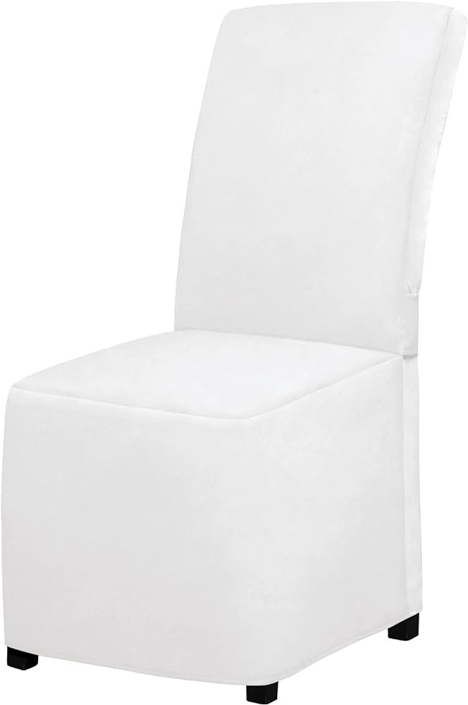 Easy-Going Chair Cover for Dining Room Solid Dining Chair Cover Full Length Parson Chair Slipcove... | Amazon (US)