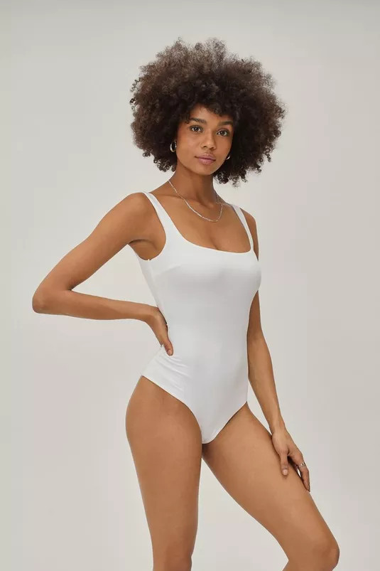 Square Neck Bodysuit | Nasty Gal (US)