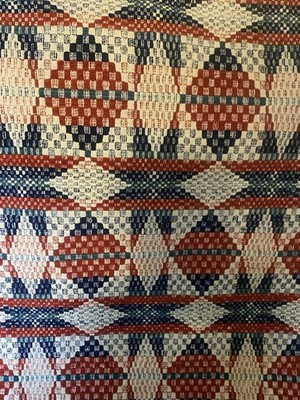 Authentic Antique PRIMITIVE COUNTRY COVERLET! (Homespun/Handwoven) | eBay | eBay US