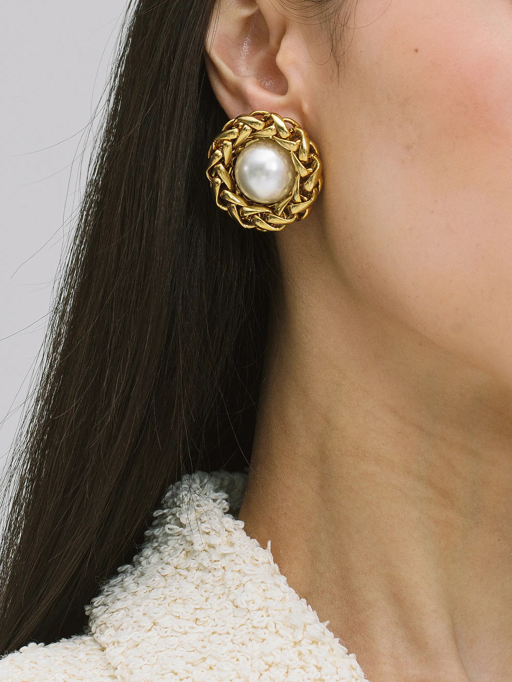 Jennifer BehrMarit 18K-Gold-Plated & Imitation Pearl Earrings | Saks Fifth Avenue