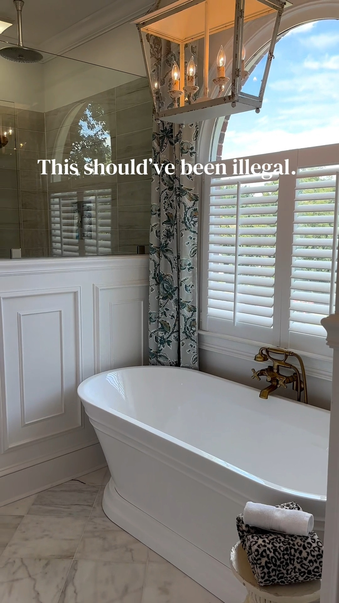 Primary bathroom remodel details! The biggest change was the garden tub, lighting, and faucets from Amazon and Wayfair! We changed the flooring tile but kept the shower! 

#LTKSaleAlert #LTKMens #LTKHome