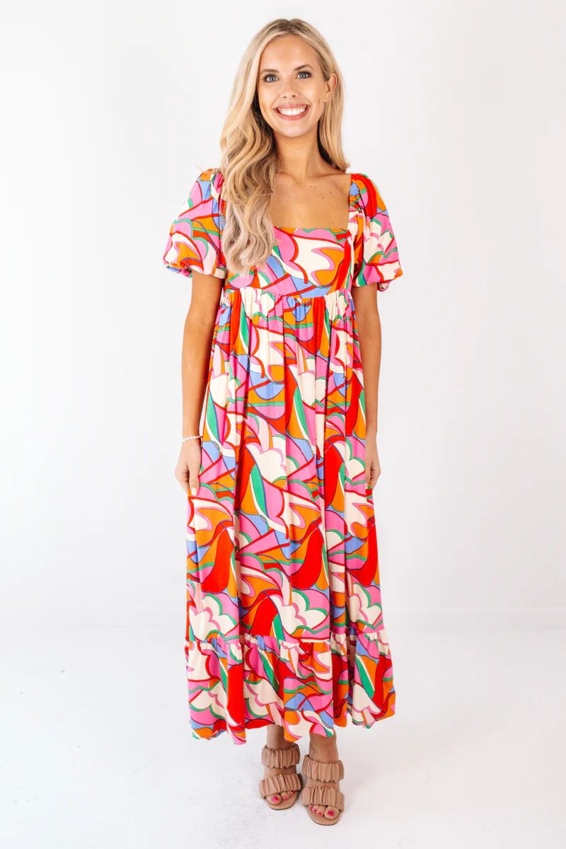 All Over It Maxi Dress - Multi | The Impeccable Pig