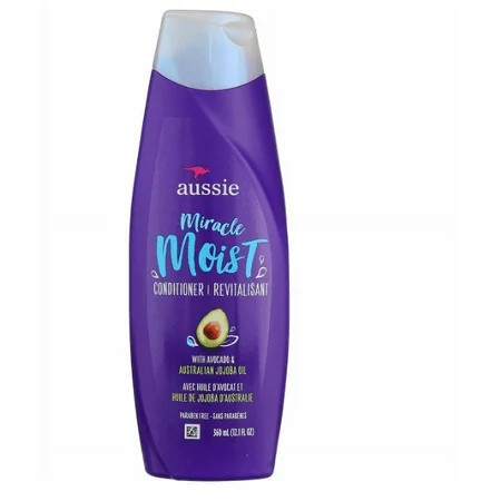 Aussie Miracle Moist Conditioner Avocado & Australian Jojoba Oil 12.1 fl oz 360 ml Pack of 2 | Walmart (US)